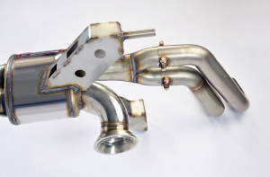 Supersprint Rear exhaust "Racing" Right - Left 4 exits(Deletes the stock, main catalytics - fits to the stock endpipes)-18,0 Kg - Img 2