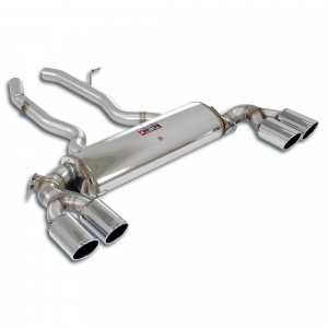 Supersprint Rear exhaust Right OO100 - Left OO100 with valve
