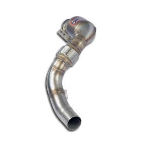 Supersprint Turbo downpipe kit + Metallic catalytic converter LeftAccepts the stock "Cat.-Back" system 989741