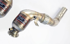 Supersprint Turbo downpipe kit + Metallic catalytic converter LeftAccepts the stock "Cat.-Back" system 989241 - Img 6