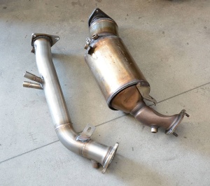 Supersprint Turbo Downpipe (Left Hand Drive) (replaces DPF)With bungs for the pressure fittings + O2 sensors 768231