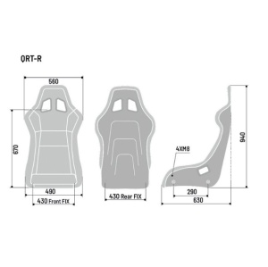 Състезателна седалка Sparco QRT-R FIA - Img 5