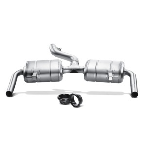 AKRAPOVIC MTP-RECL3RSH Exhaust System Slip-On Line (Stainless Steel) for RENAULT Clio III RS 200 2009-2012 EC Approval - Img 2