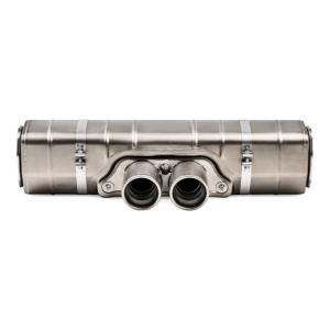 AKRAPOVIC S-PO/TI/10H Muffler Slip-On Line (Titanium) for PORSCHE 911 GT3 / GT3RS (991.2) ECE Type Approval