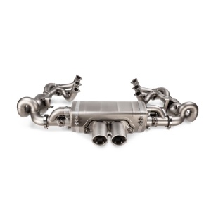 AKRAPOVIC S-PO/TI/23 Exhaust System Slip-On Race Line (Titanium) for PORSCHE 911 GT3RS (992) / GT3 (992 / 992.2) - Img 3