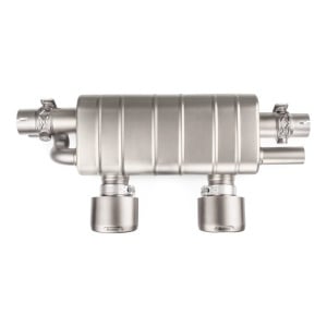 AKRAPOVIC S-PO/TI/5H Exhaust System Slip-On Line (Titanium) for PORSCHE 911 Carrera / S / 4 / 4S / GTS (991.2) OE Non Sport Exhaust / ECE Type Approval - Img 2
