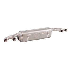 AKRAPOVIC S-PO/TI/6H Exhaust Slip-On Line (Titanium) for PORSCHE 911 Turbo / Turbo S (991.2) ECE Type Approval - Img 1