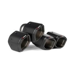 AKRAPOVIC TP-CT/79 Tail Pipe Set Hexagonal Design (Carbon) for BMW M5 (G90 / G99) - Img 2