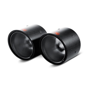 AKRAPOVIC TP-MINR56/57-CA Tail Pipe Set (Carbon) for MINI Cooper S (R56 / R57 / R58 / R59) / JCW (R56 / R57 / R58) - Img 1