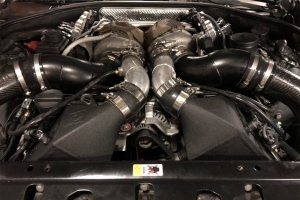 CSF RACE BMW F1X M5 & M6 Twin Charge-Air-Cooler Set - Crinkle Black Finish - Img 9