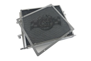 CSF RACE BMW F3X/F2X B58/B48 Triple-Pass Heat Exchanger w/ Rock Guard - Silver - Img 6