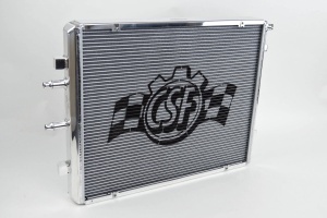 CSF RACE BMW F8X M3/M4 Front Mount Heat Exchanger w/ rock guard - Silver - Img 6