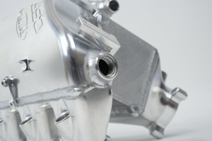 CSF RACE BMW S58 "Level-Up" Charge Air Cooler Manifold - Thermal Dispersion Black - Img 2