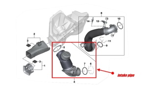 FTP G20 B58 intake pipe ( A90 Supra) - Img 2