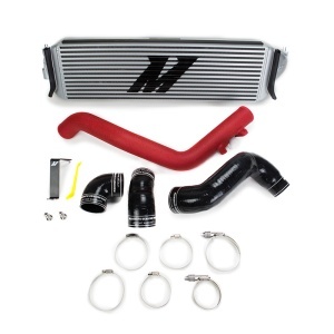 Mishimoto 17-21 Honda CTR Intercooler Kit, Silver w/ Wrinkle Red - Img 2