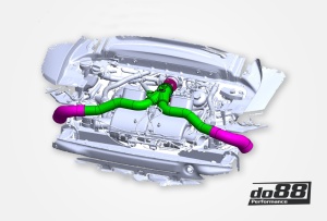 Porsche 911 Carrera (991.2) Y-Pipe, for do88 IC - Img 7