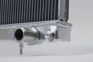 R33 Skyline GT-R/GTS & R34 GT-T Full Billet Aluminum Radiator - Raw Billet - Img 5