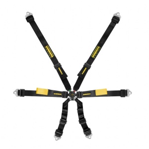 SCHROTH 94510A-0 Racing Harness Enduro 2x2 6-Point, Black for BMW M2 (G87) / M3 (F80 / G80) / M4 (F82 / G82)