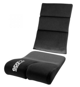 SPARCO 01048KIT8025NR Replacement Cushion Kit For QRT C, black