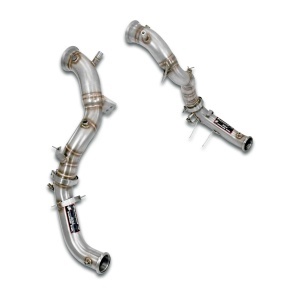Supersprint Downpipe kit Right + Left(Replaces catalytic converter + GPF)With bungs for the pressure sensor / EGT 725311