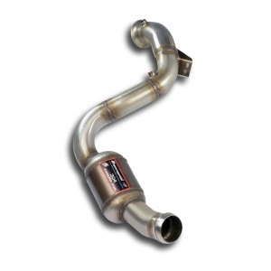 Supersprint Downpipe Left + Metallic catalytic 100CPSI WRCDeletes the primary catalytic 725481