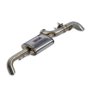 Supersprint Dual Sound rear muffler right-left, with flapFor Standard bumper or "AMG Line" Package 724054