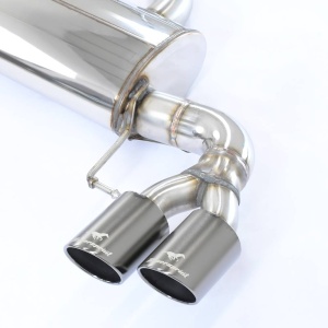 Supersprint Rear exhaust Right "Gun Metal Grey" OO90 - Left OO90 with valve - Img 6