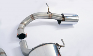 Supersprint Rear exhaust Right - Left 150x105 with valve - Img 3