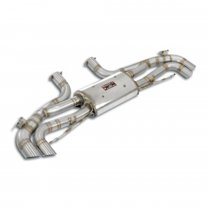 Supersprint Rear exhaust right - left with valve