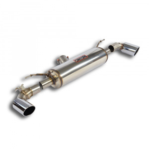 Supersprint Rear exhaust Right O100 - Left O100 with valve - Img 1