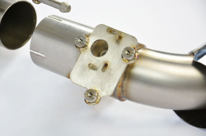 Supersprint Rear exhaust Right O100 - Left O100 with valve - Img 3