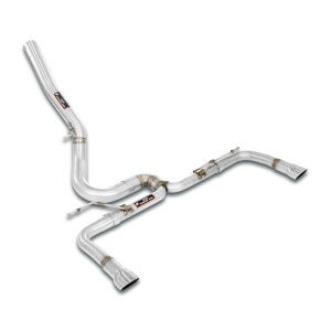 Supersprint Rear pipe "Y-Pipe" Right - Left(Muffler delete)