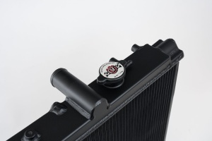 93-98 Toyota A80 Supra (NA/TT) High-Performance All-Aluminum Radiator - Black - Img 3