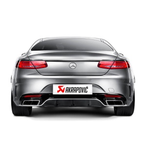 AKRAPOVIC E-ME/T/2 Evolution Link Pipe Set (Titanium) for MERCEDES S63 AMG Coupe (C217) ECE Type Approval - Img 3