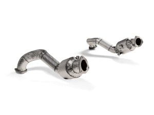 AKRAPOVIC L-PO/T/17 Link Pipe Set (Titanium) for PORSCHE 718 Cayman GT4RS 2022-2024