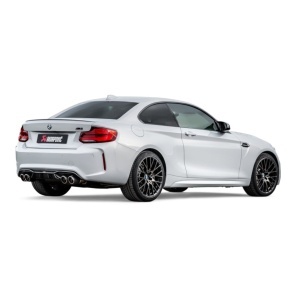 AKRAPOVIC S-BM/T/3H Exhaust System Slip-On Line (Titanium) for BMW M2 Competition / M2 CS (F87) OPF/GPF ECE Type Approval - Img 5