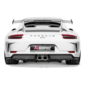 AKRAPOVIC S-PO/TI/10H Muffler Slip-On Line (Titanium) for PORSCHE 911 GT3 / GT3RS (991.2) ECE Type Approval - Img 4