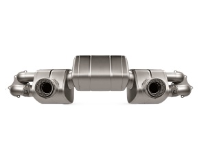 AKRAPOVIC S-PO/TI/18/1 Slip-On Race Line (Titanium) for PORSCHE 718 Cayman GTS 4.0 / Boxster GTS 4.0 2020-2024