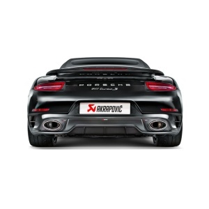 AKRAPOVIC S-PO991TSO-HT Exhaust System Slip-On Line (Titanium) for PORSCHE 911 Turbo / Turbo S (991) ECE Type Approval - Img 7