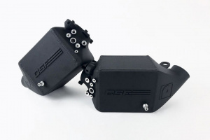 CSF RACE BMW F1X M5 & M6 Twin Charge-Air-Cooler Set - Crinkle Black Finish - Img 3