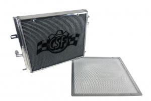 CSF RACE BMW F3X/F2X B58/B48 Triple-Pass Heat Exchanger w/ Rock Guard - Silver - Img 5