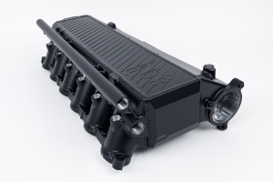 CSF RACE BMW Gen 1 B58 Charge Air Cooler Manifold - Thermal Dispersion Black - Img 3