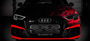 Eventuri Carbon Fiber Headlamp Race Duct Audi RS3 8V - Img 2