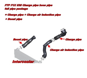 FTP F1X 535 N55 Charge pipe boos pipe full pipe package (640i, 740i. also) - Img 4