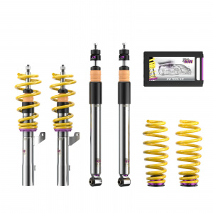 KW Coilover suspension V3 inox (incl. deactivation for electronic dampers) Nissan GTR R35 2007 -> 3.8i V6 (485 Hp - 600 Hp) - Img 1
