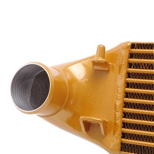 Mishimoto Ford Fiesta ST Intercooler Kit, 2014-2019, Gold w/ Wrinkle Black Pipes - Img 6