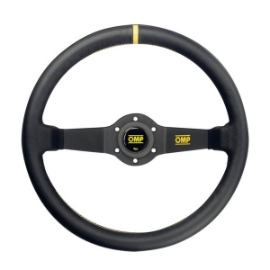 OMP OD0-1950-071 Steering Wheel Rally 350mm, Black Leather