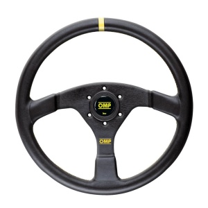 OMP OD0-1957-071 Steering Wheel Velocita 350mm, Black Leather