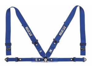 SPARCO 04716M1AZ Harness belts SPORT H-4, 4 points, FIA 8854-1998, 3+2", blue