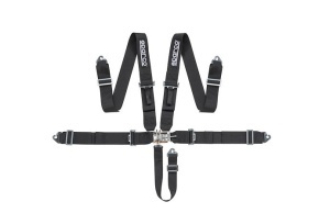 SPARCO 04806SFINR Safety harnesses SPORT H-5 SFI, 5 points 3"3"2", black